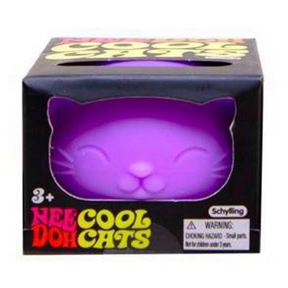 Needoh Purple Cool Cats Nee doh